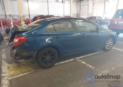 2012 Honda Civic Ex-L from USA, damaged, VIN 2HGFB2F97CH548651
